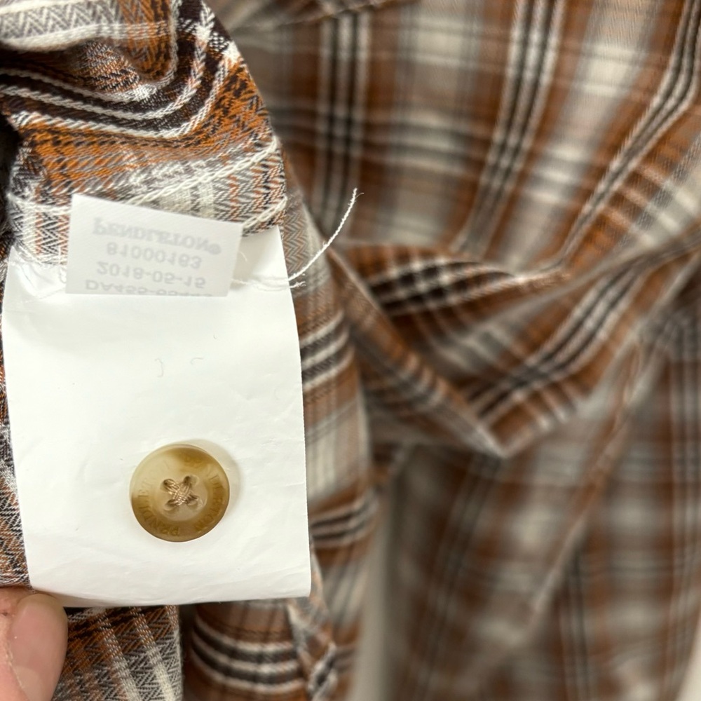 Pendleton Long Sleeve Frontier Button Down Shirt - image 8